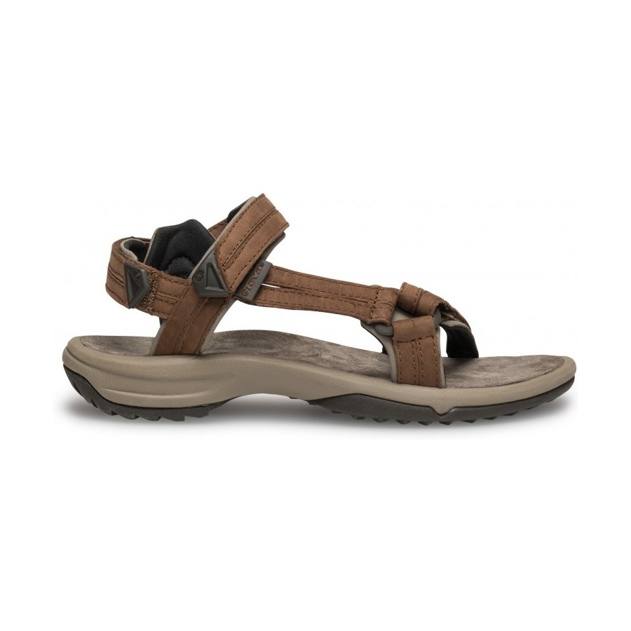 Sandale Teva Terra Fi Lite Leather Women Maro - Brown - imagine 5